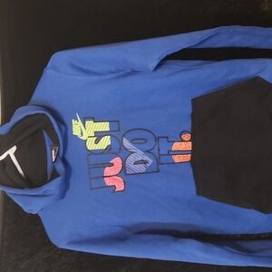 Nike blue JUST DO IT hoodie sweatshirt
